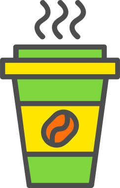 coffee cup Vector Icon Design