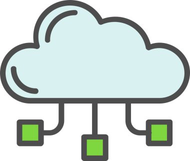Cloud Computing Vector Icon Design