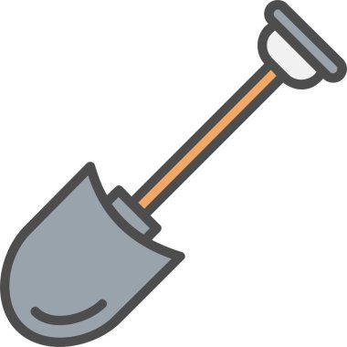 Vektör simgesi tasarım kürek