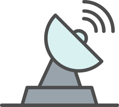 Satellite Dishs Vector Icon Design