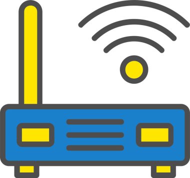 Router Vector Icon Design