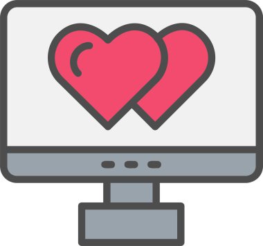 Çevrimiçi Tarih Vektörü Simgesi Tasarımı