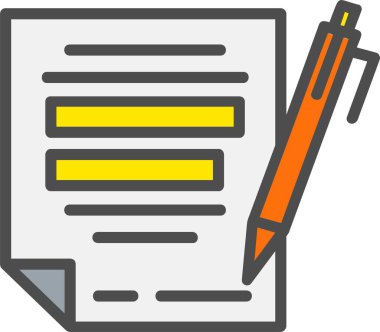 Blog Vector Icon Design