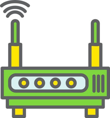 Router Vector Icon Design