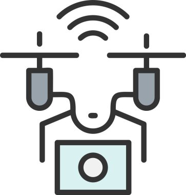 Drone Vector Icon Design