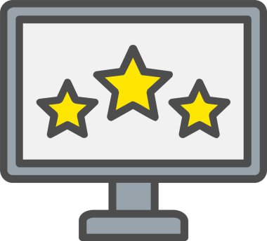 Starred Vector Icon Design