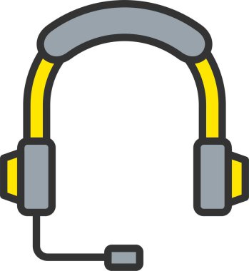 Headphone Vector Icon Design