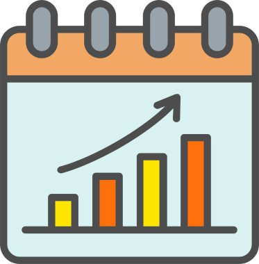 Zamanlama Vektör Simgesi Tasarımı