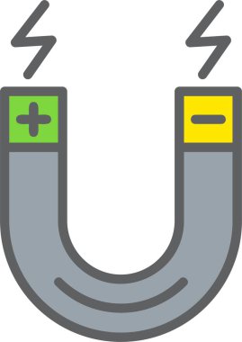 Mıknatıs vektör simgesi tasarım