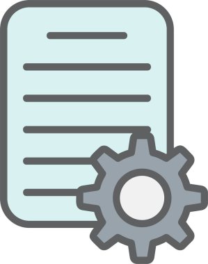 Content Management Vector Icon Design