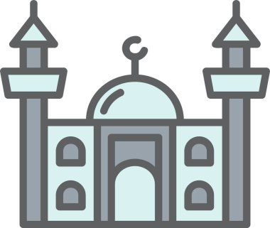 Cami Vektörü Simgesi Tasarımı