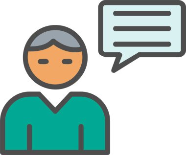 Speak Vector Icon Design