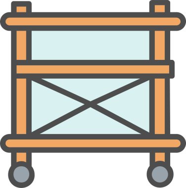 Scaffolding Vector Icon Design