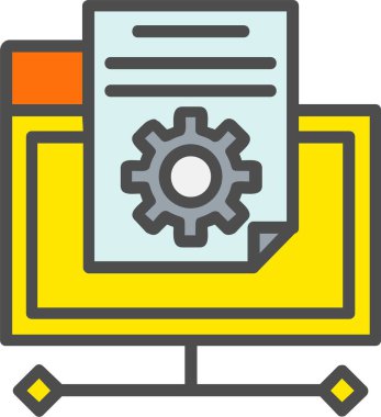 File Management Vector Icon Design