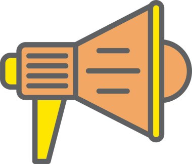 Reklam Vektörü Simgesi Tasarımı