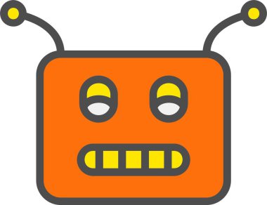 Robbot Vector Icon Design clipart