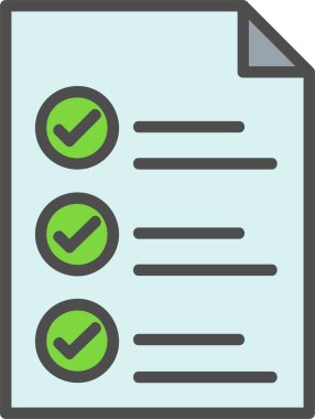 Onay işareti vektör simgesi tasarım