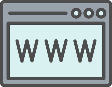 Website Vector Icon Design