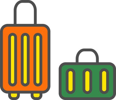 Baggage Vector Icon Design