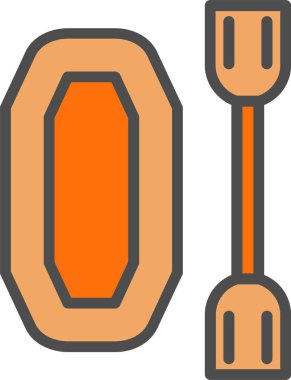 Life raft Vector Icon Design