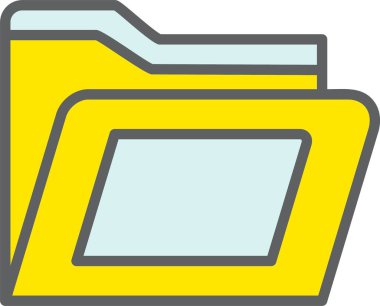 Klasör vektör simgesi tasarım