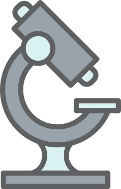 Mikroskop vektör simgesi tasarım