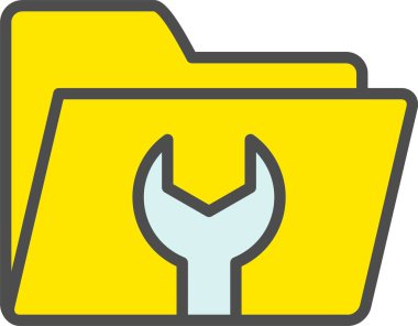 Klasör vektör simgesi tasarım