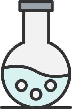 Aşı Araştırma Bilimi Vektör Simgesi Tasarımı