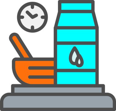 Breakfast Vector Icon Design