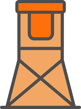 Watch Tower Vector Icon Design