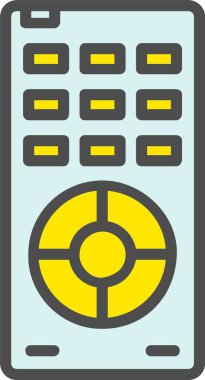 Remote Control Vector Icon Design