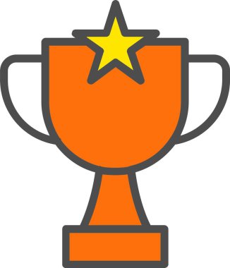 Trophy Vector Icon Design