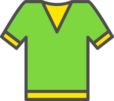 T-Shirt Vektör Simgesi Tasarımı