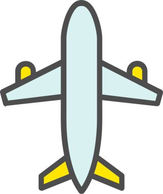 Airplane Vector Icon Design