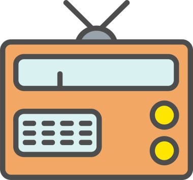 Radio Vector Icon Design