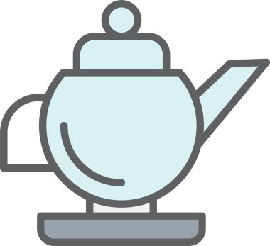 Teapot Vector Icon Design