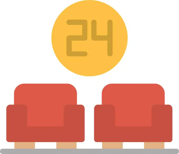 stock vector Waiting Room Vector Icon Design