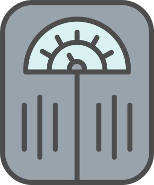 Vücut Boyutu Vektör Simgesi Tasarımı