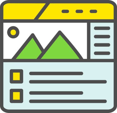 Web Design Vector Icon Design