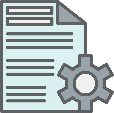 Content Management Vector Icon Design