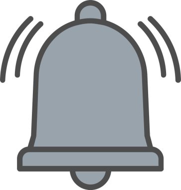 Alarm Bell Vector Icon Design