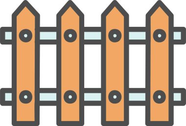 Fence Vector Icon Design