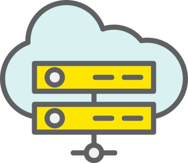 sunucu vektör simgesi tasarımı