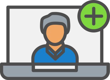 Add User Vector Icon Design