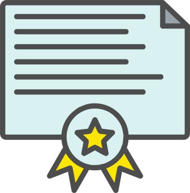 Diploma Vector Icon Design