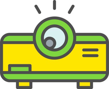Projector Vector Icon Design