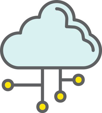 Cloud Computing Vector Icon Design