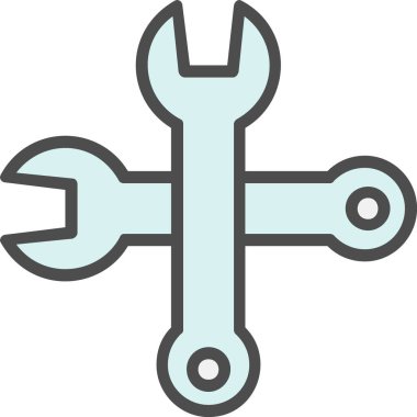 Wrench Vector Icon Design