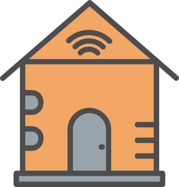 Smart Home Vector Icon Design