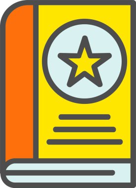 Spell Book Vector Icon Design